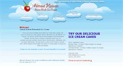 Desktop Screenshot of almostheavenicecream.com
